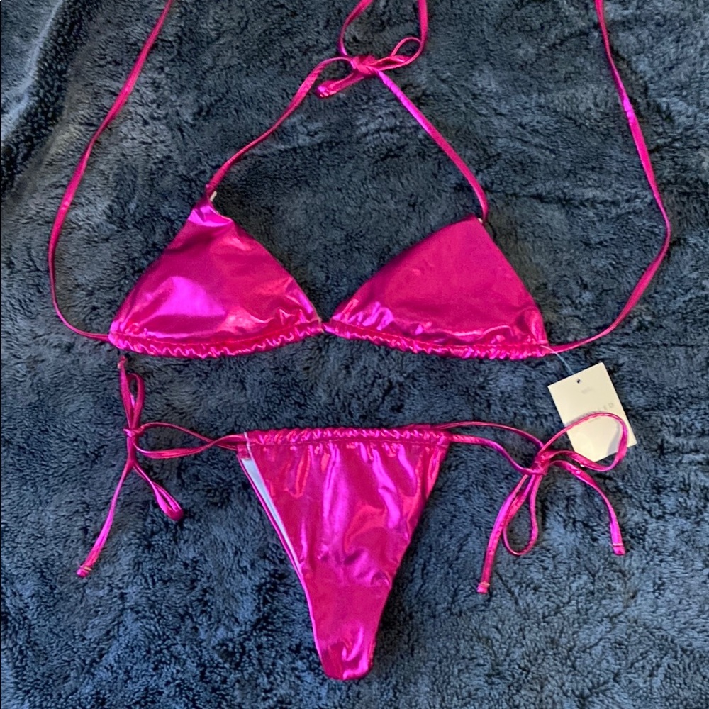 Vibrant Pink Bikini Set